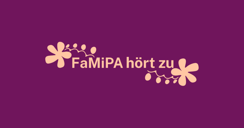 "FaMiPA hört zu" Cover Illustration