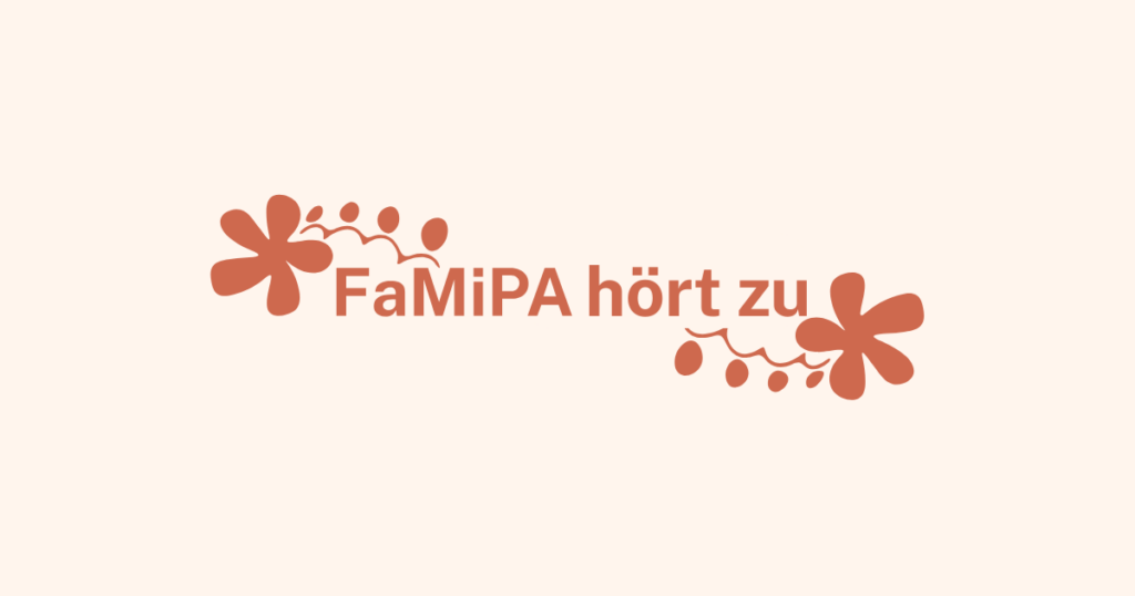 "FaMiPA hört zu" Cover Illustration